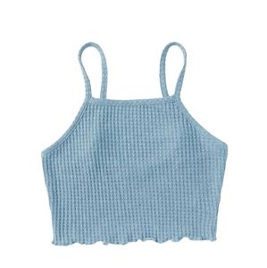 Knit cami crop top